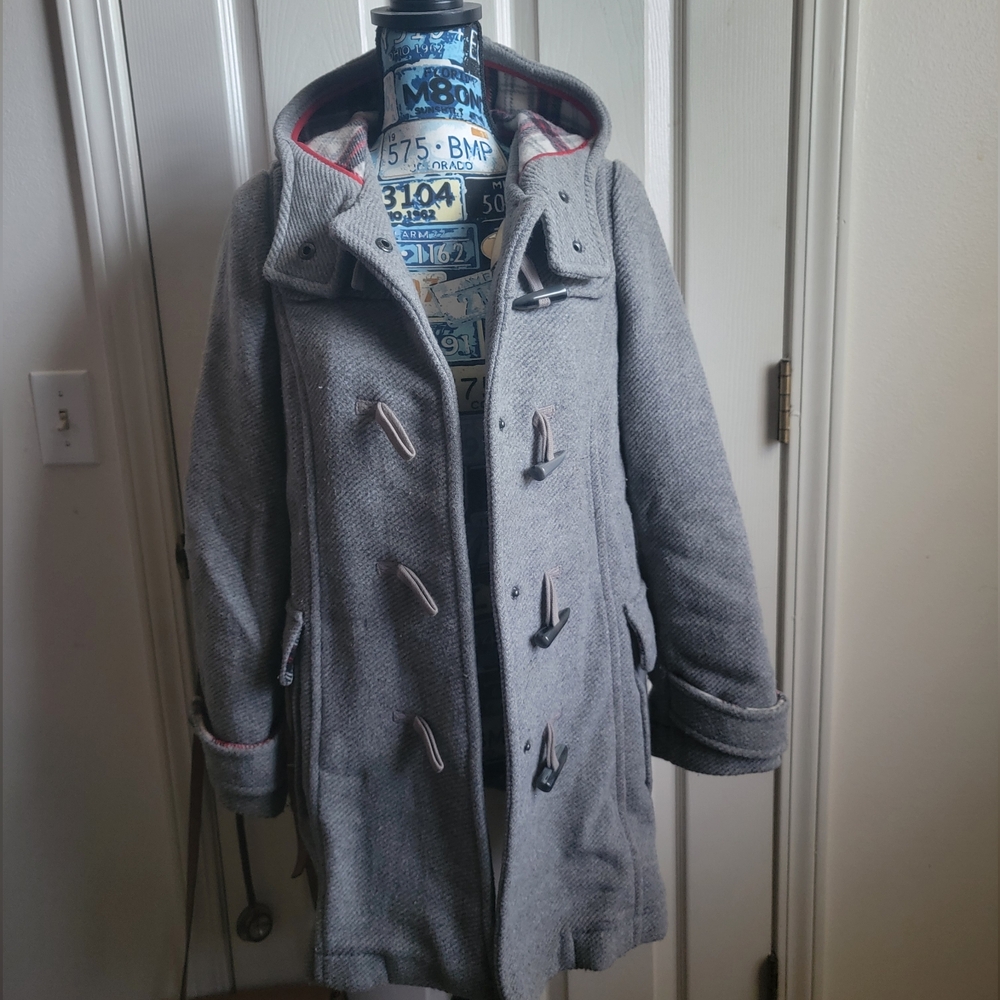 Gray Toggle Coat Xs